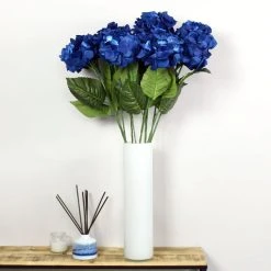 Dunelm Hydrangea Blue Stem 79cm